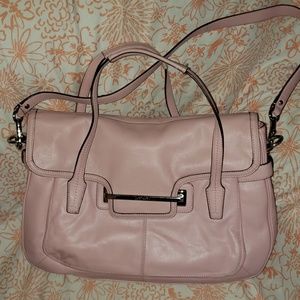 COACH TAYLOR LEATHER MARIN FLAP SATCHEL